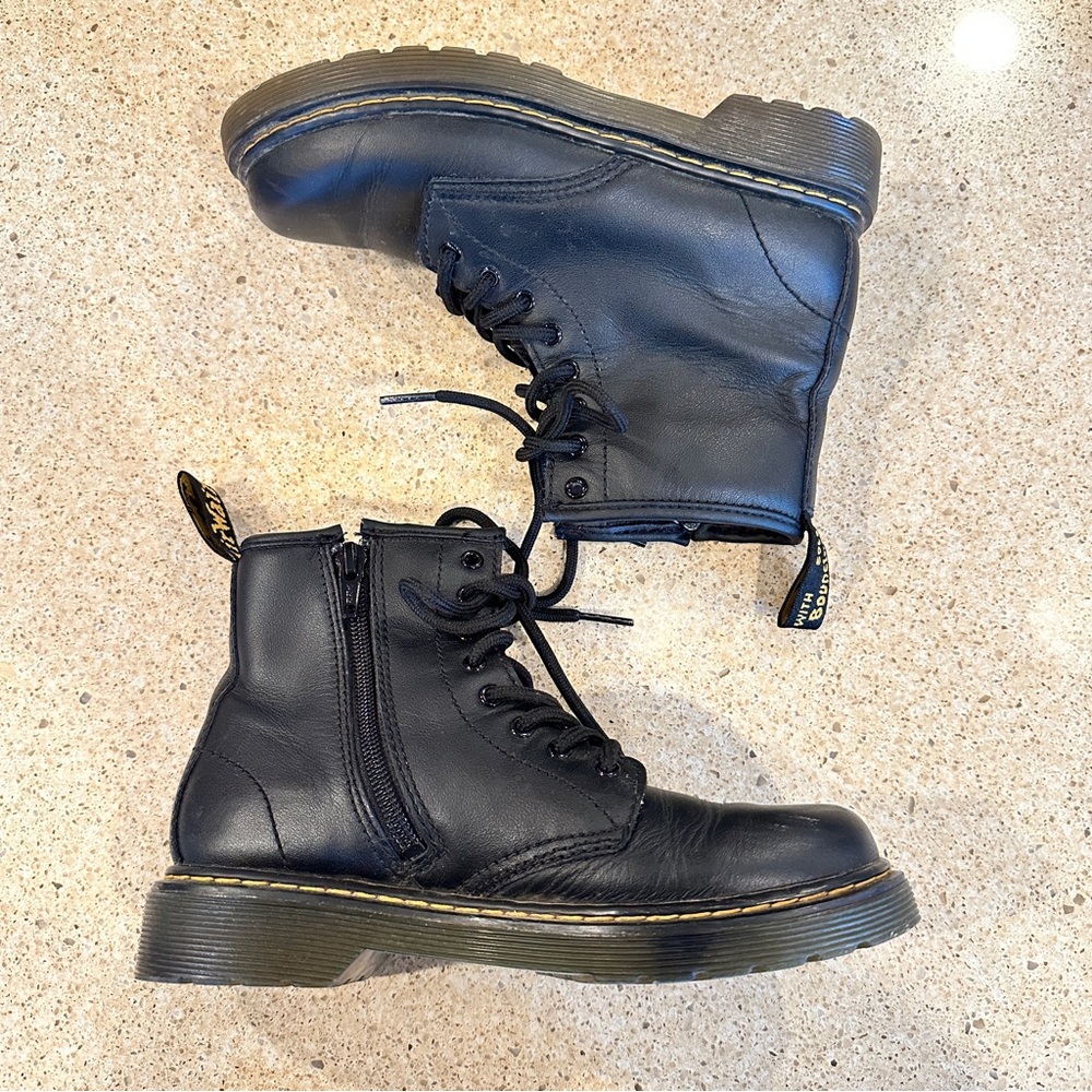 Dr.Martens JUNIOR 1460 SOFTY T LEATHER LACE UP BOOTS Youth‎ 1